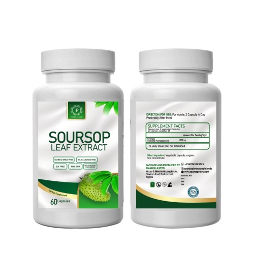 SOURSOP LEAF EXTRACT ( 60 CAPSULES)Coming soon ...