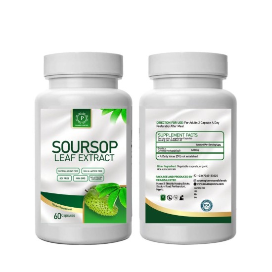 SOURSOP LEAF EXTRACT ( 60 CAPSULES)Coming soon 